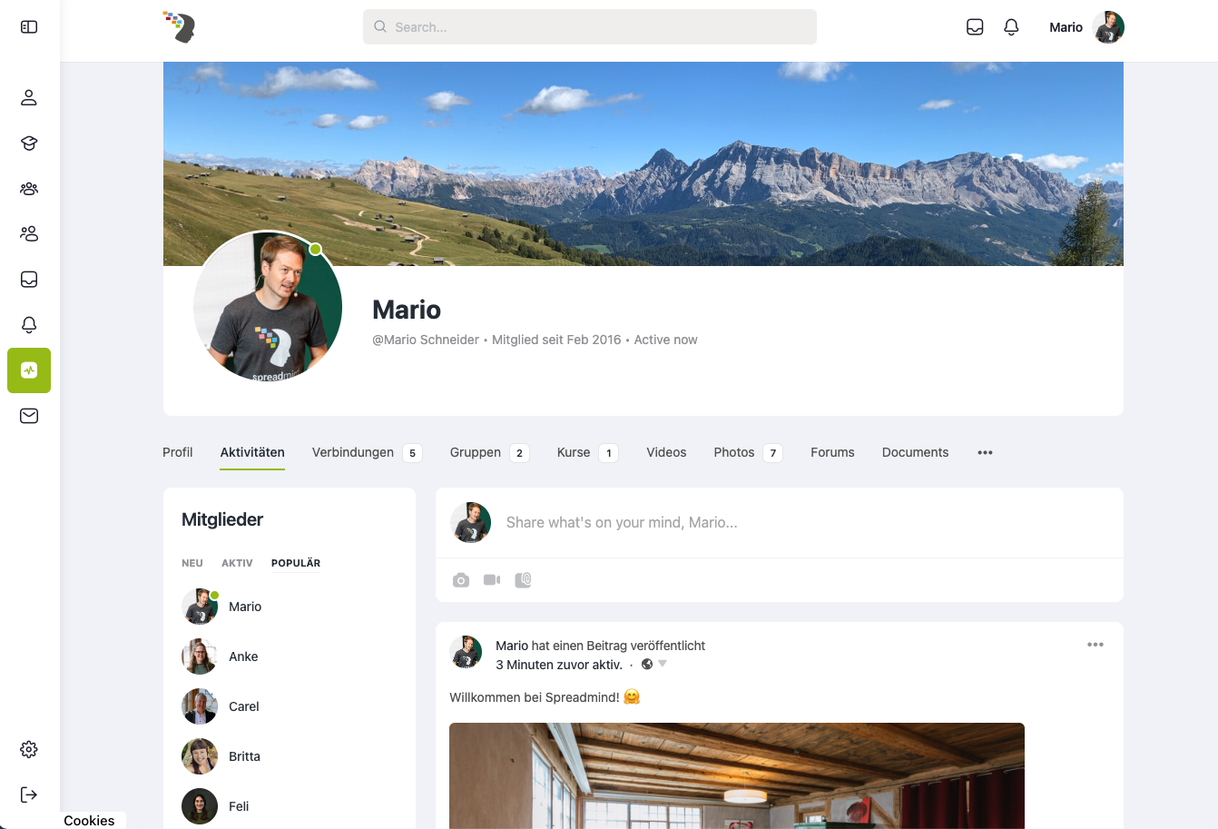 Screenshot Profil
