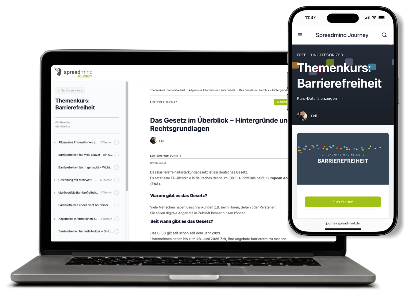 Barrierefreiheit Kurs Spreadmind